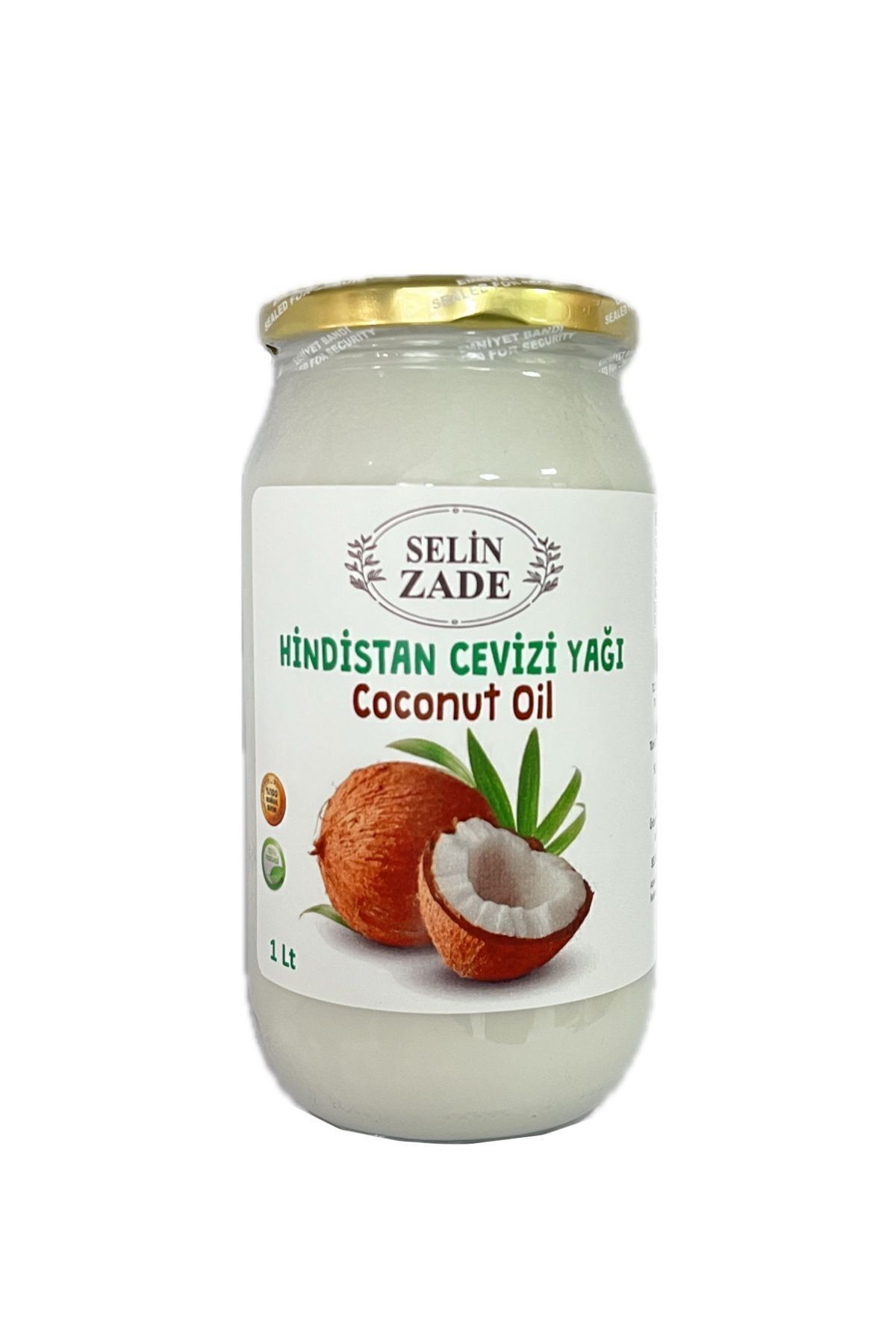 Hindistan Cevizi Yağı 1 Lt (soğuk Sıkım) %100 Saf