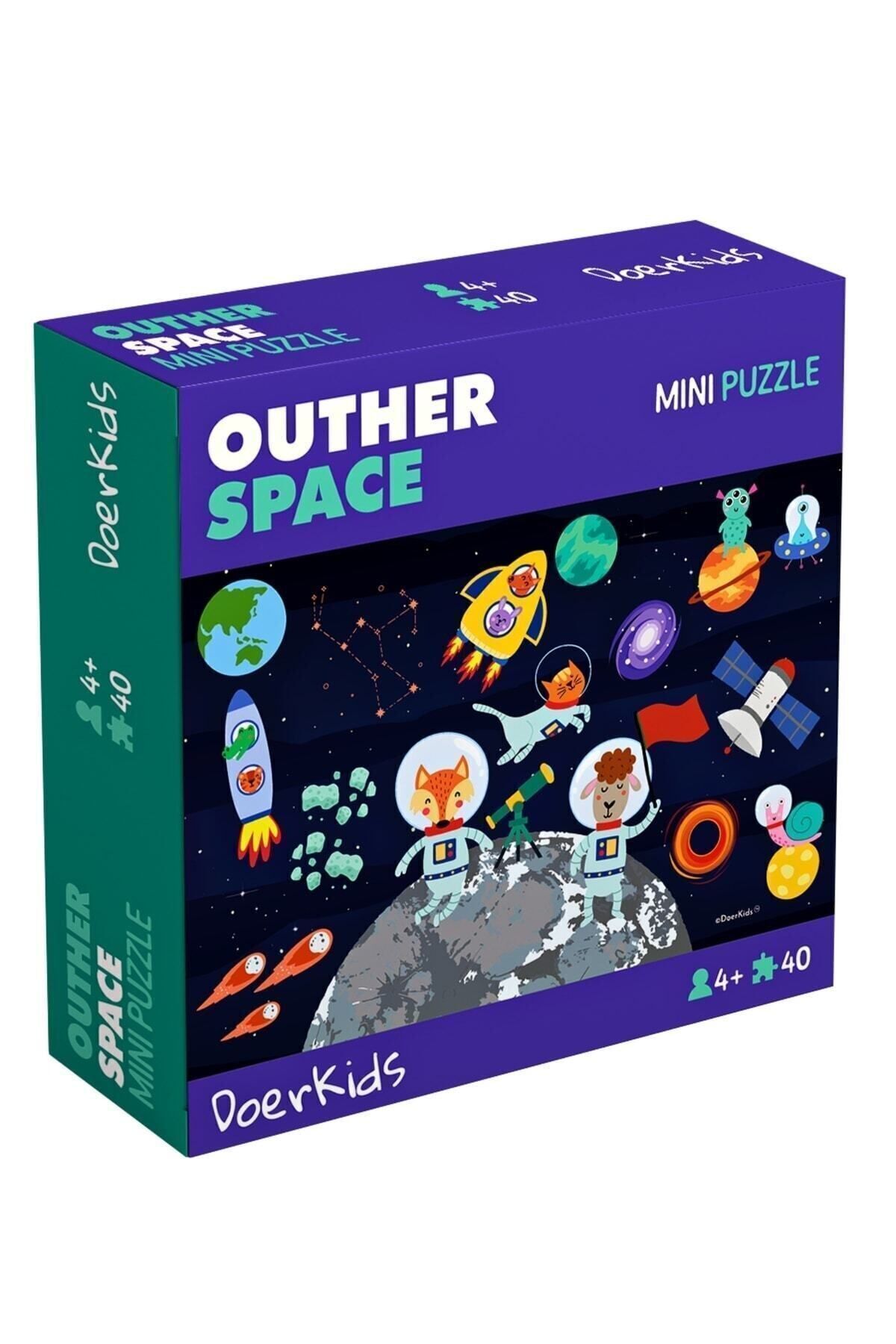 Uzay Boşluğu Mini Puzzle | 40 Parça 3-7 Yaş