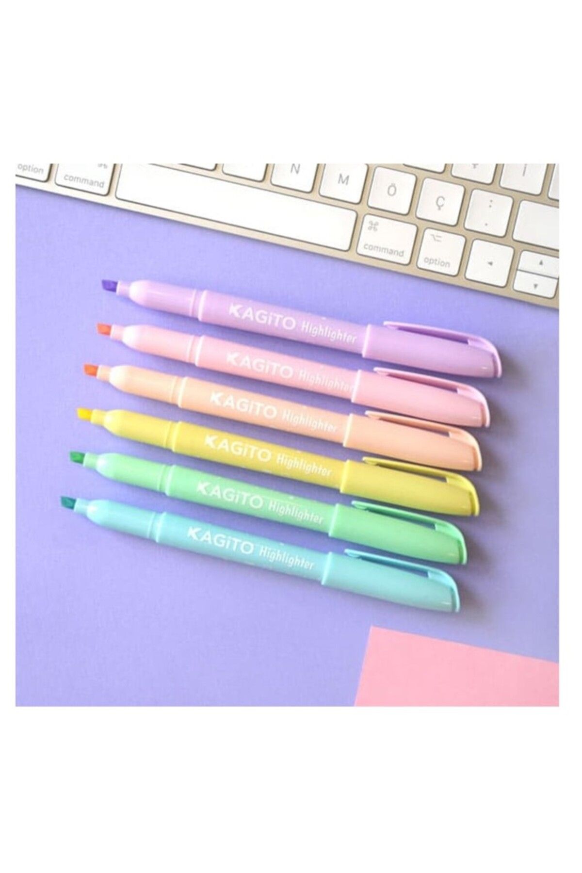 Pastel Highlighter Kalem Seti 6’lı