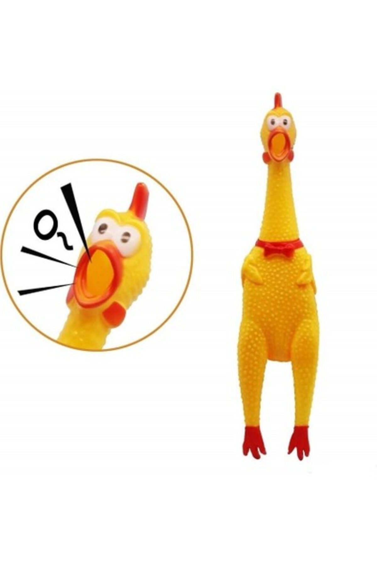 Öten Tavuk Köpek Oyuncağı Large 36 Cm