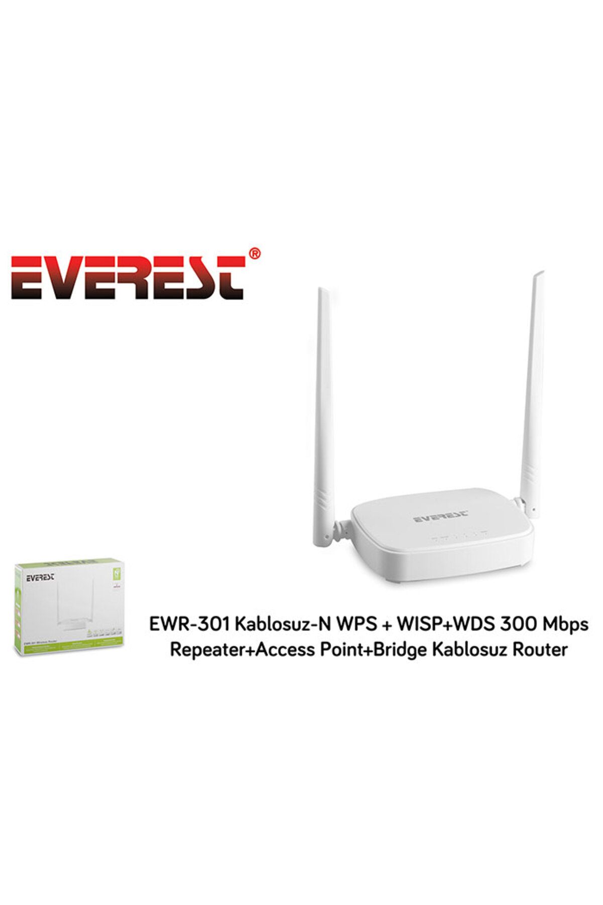 Ewr-301 300mbps 4port 2 Anten 5dbı 2.4ghz Indoor Access Poınt/router/repeater