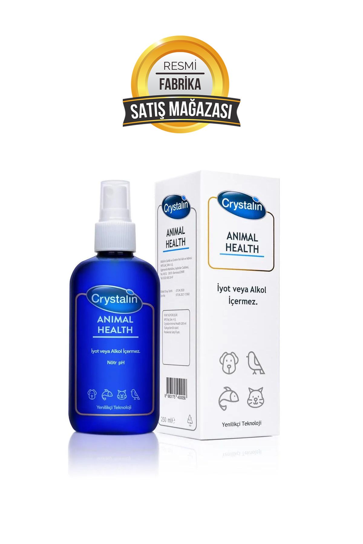 Hayvan Sağlığı 250 ml Antiseptik & Dezenfektan