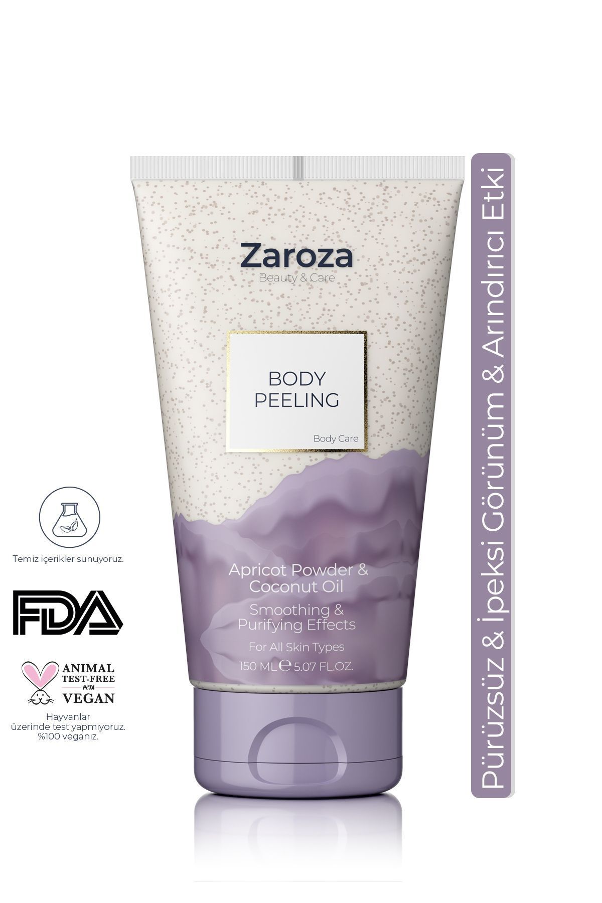 Kayısı Çekirdekli Arındırıcı Vücut Peelingi - Body Peeling - 150 ml