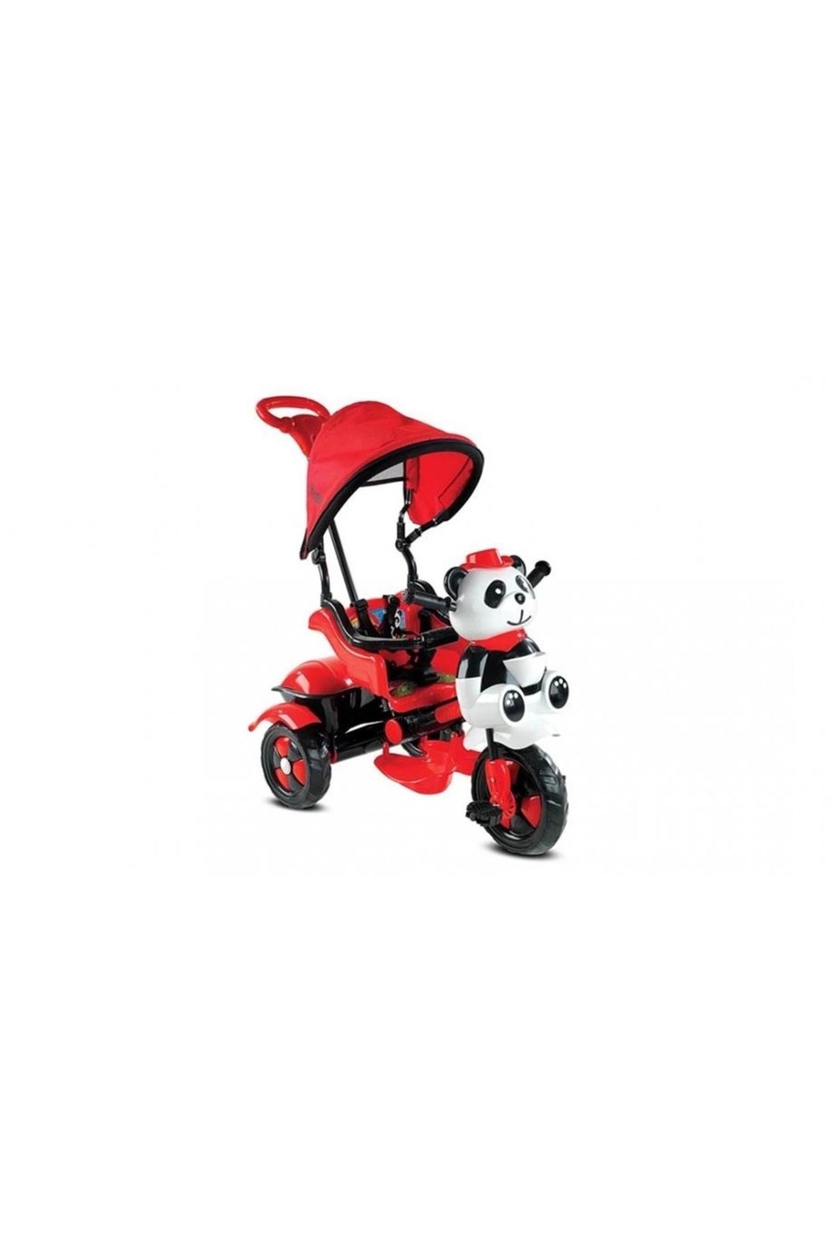Ünalbaby Kırmızı Little Panda 3 Tekerli Kontrollü Bisiklet 127-2021 Model