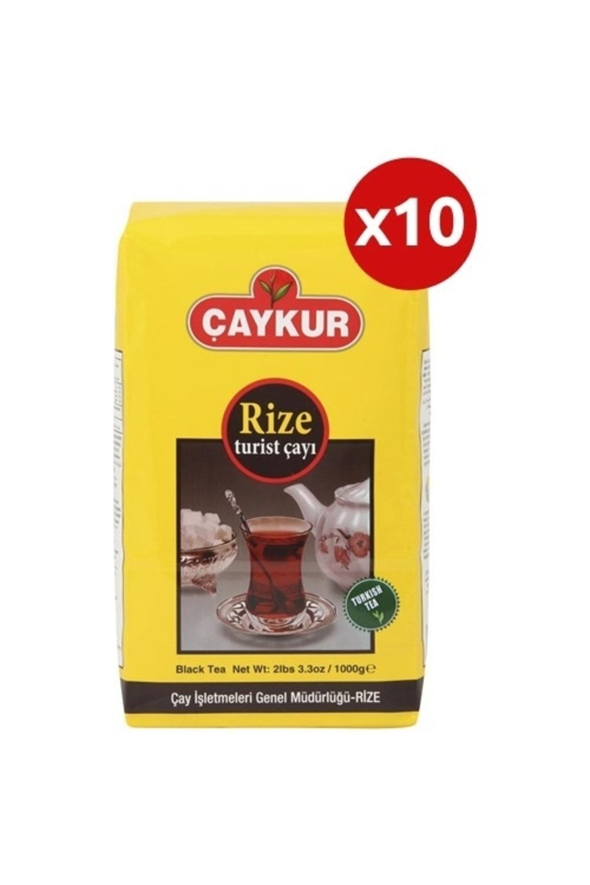 Rize Turist Siyah Dökme Çay 10 X 1 Kg