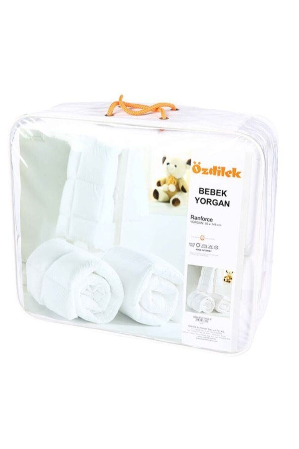 Ranforce Bebek Yorganı 90x145 - Beyaz