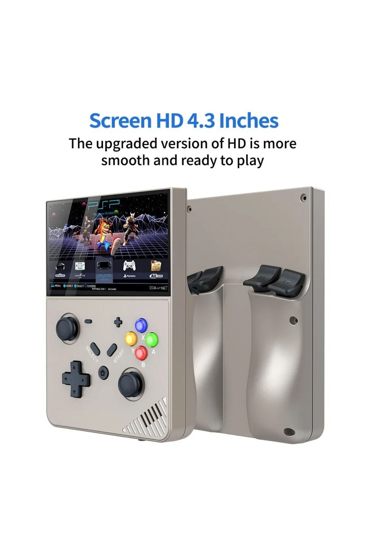R43 Pro Retro Oyun Konsolu | 15.000 Oyun | 64gb | 4.3" Ips | Hdmı Tv | Taşınabilir El Konsolu