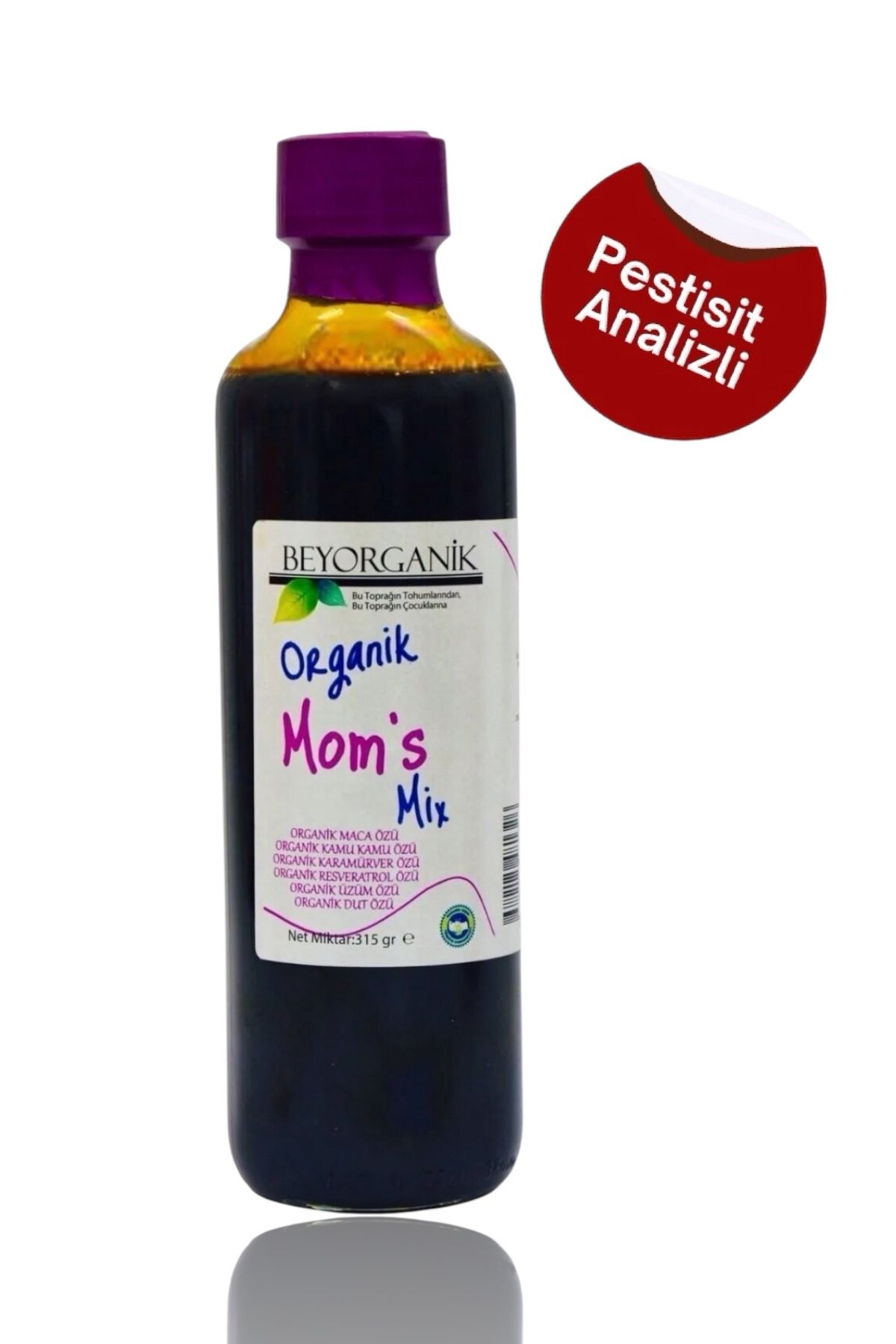 Organik Mom's Mix 315gr (PESTİSİT VE AĞIR METAL ANALİZLİ)