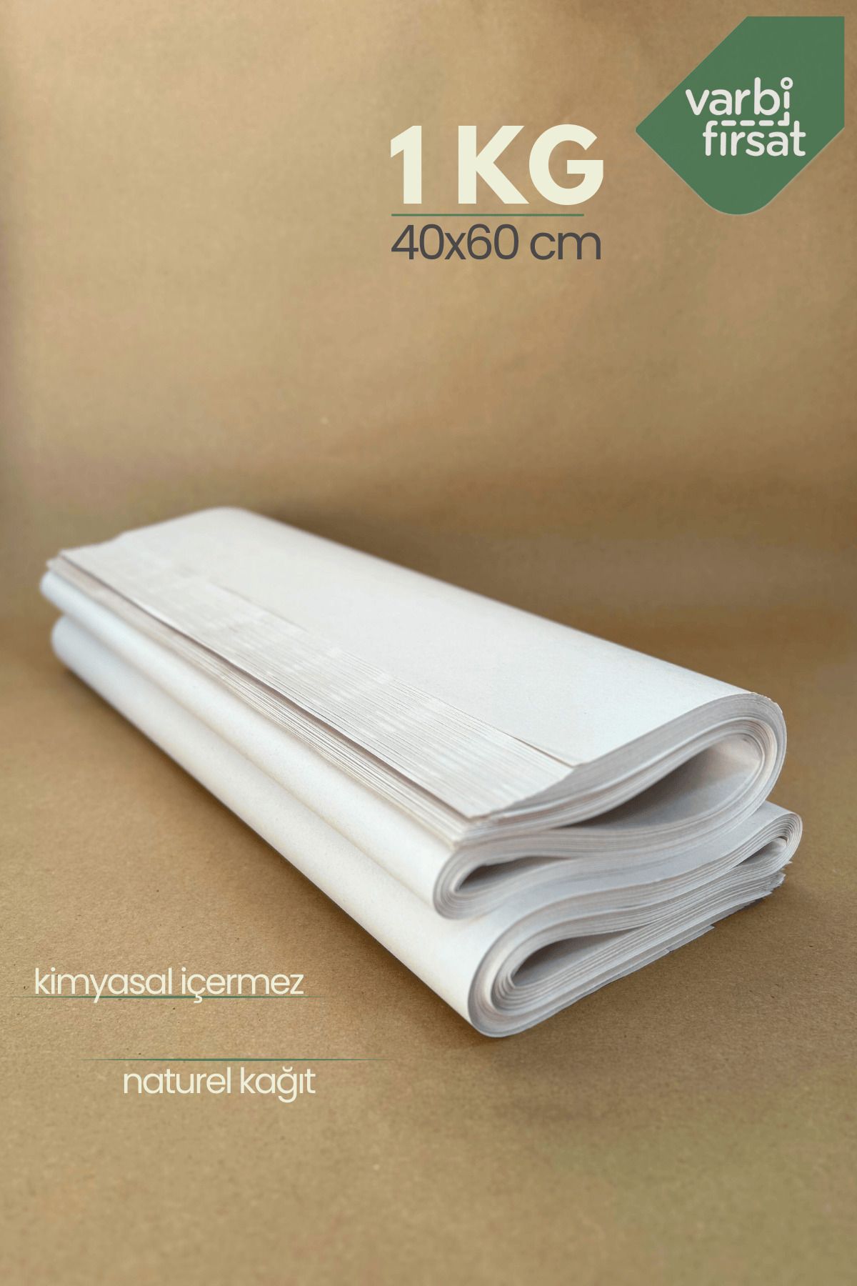 1 Kg 40x60 Tabak - Bardak Sarma Taşıma Taşınma Paketleme Kağıdı Hediye Paketi