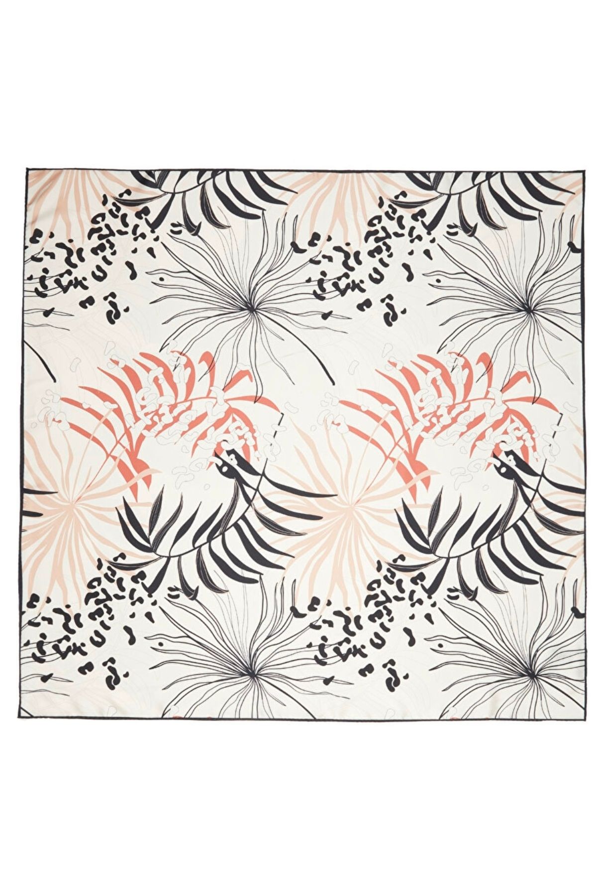 Çok Renkli Twill Eşarp 90x90