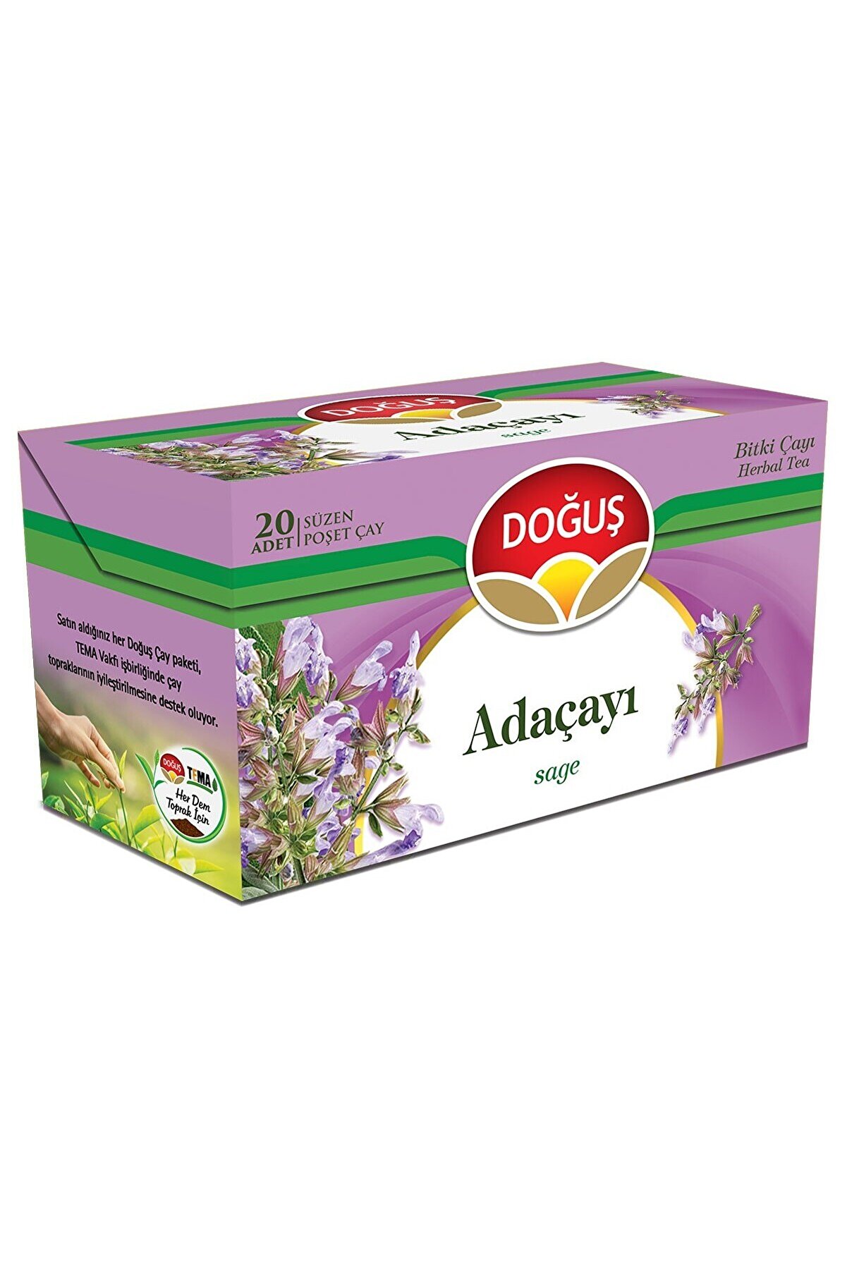 20'li Adaçayı Bitki Çay Süzen Poşet