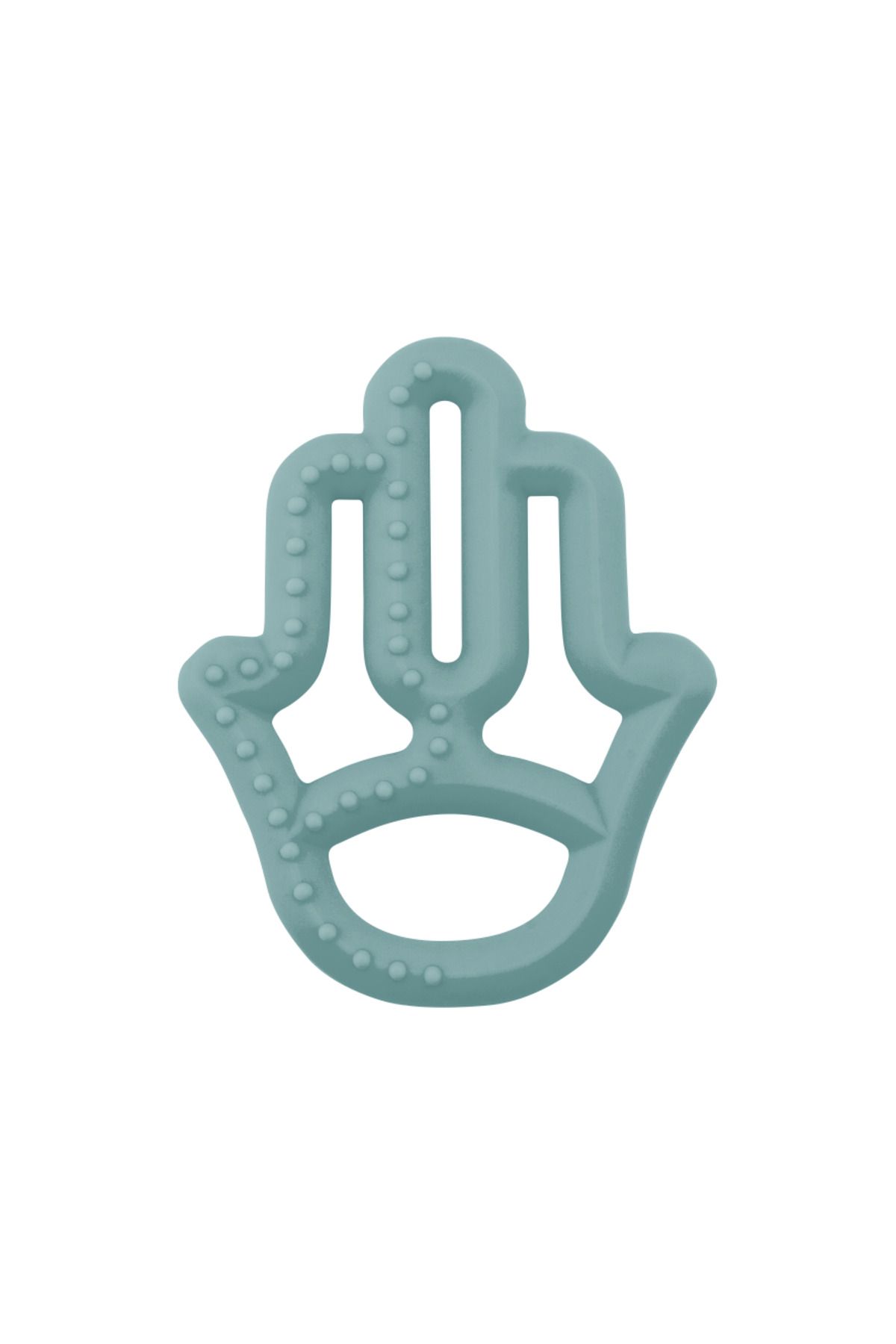 Silikon Diş Kaşıyıcı Annenin Eli - Aqua Green