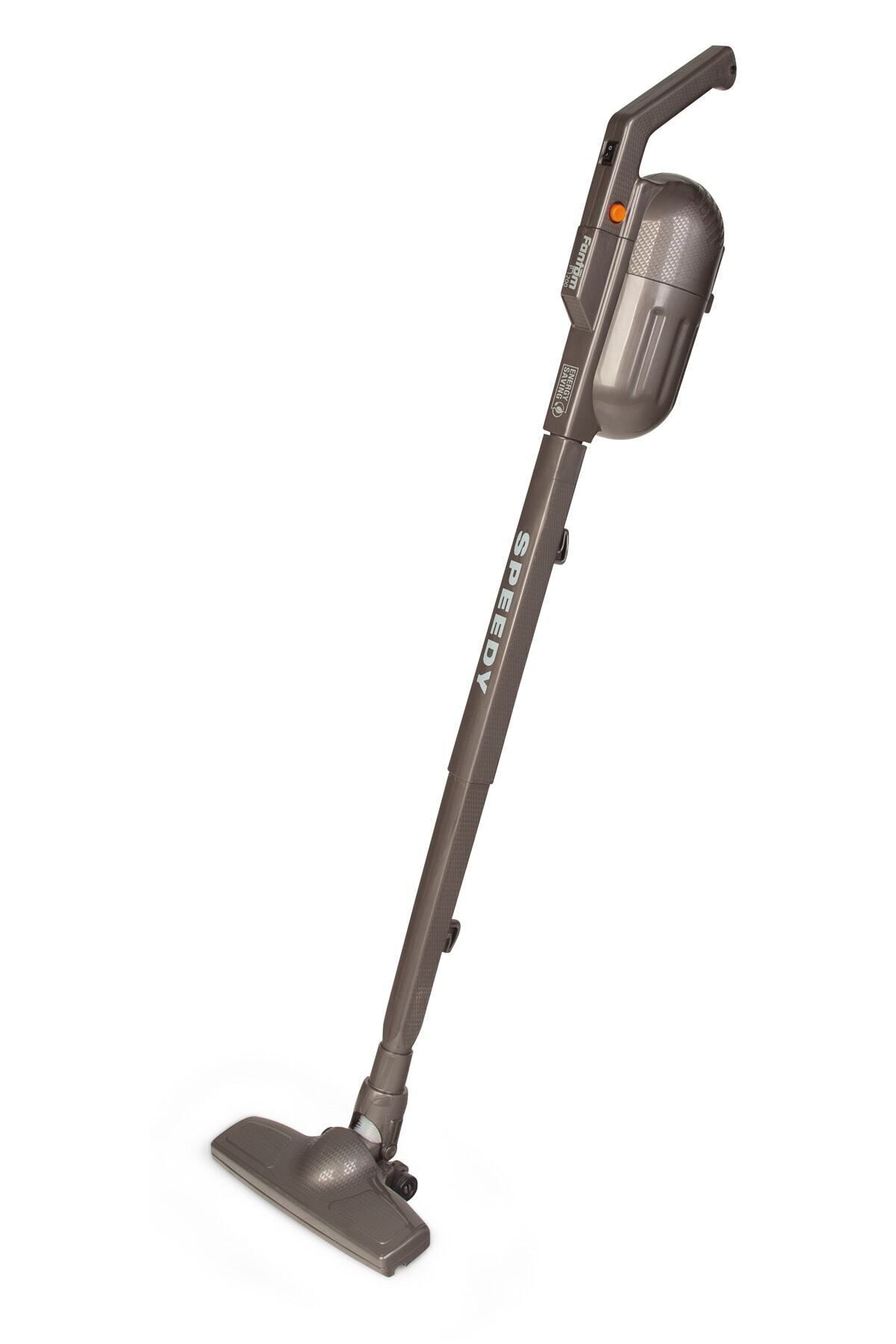 Speedy Pro Du 2100 Dikey Elektrikli Süpürge Torbasız Kullanım 360 Dönebilen Başlık 500W Antrasit