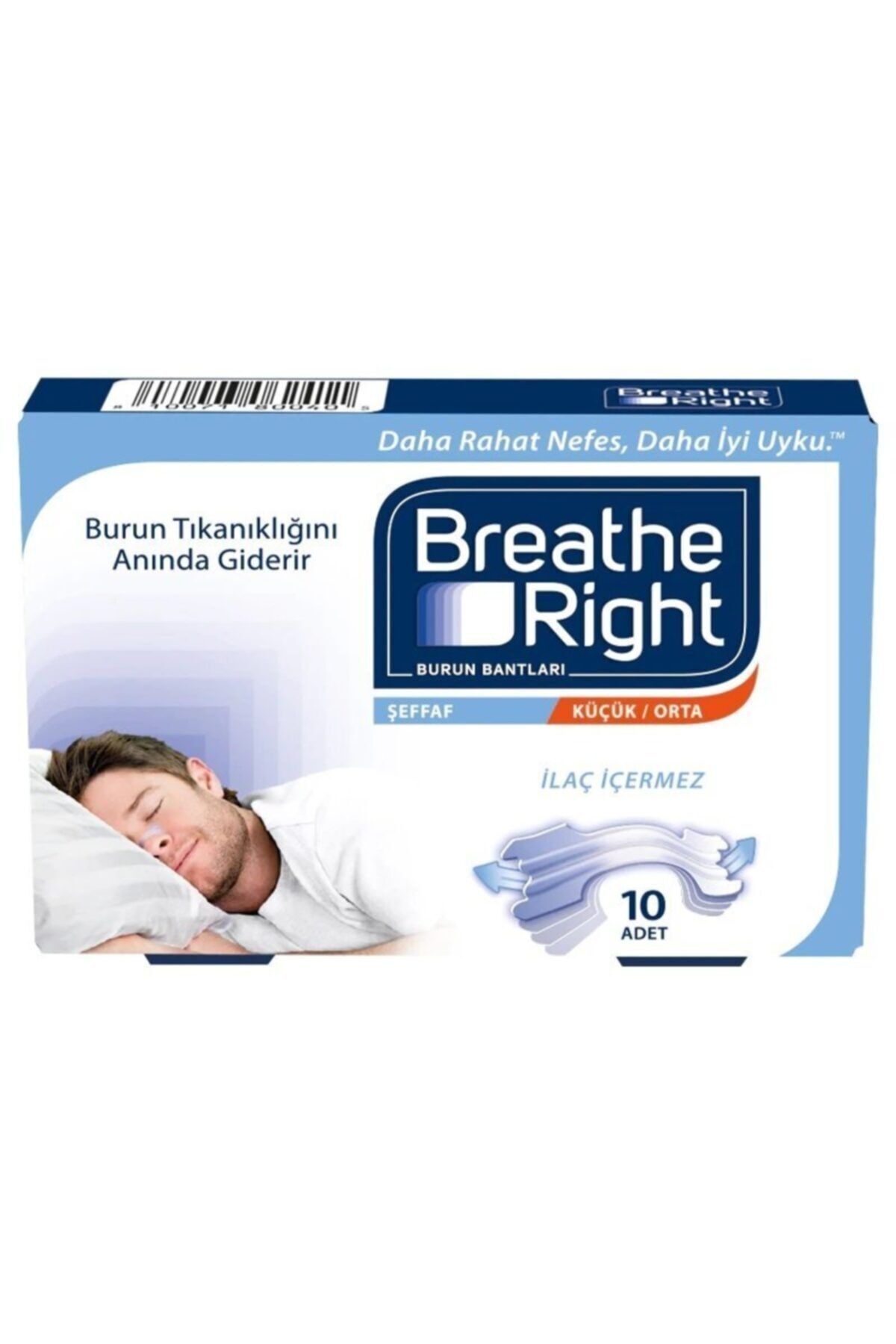 Breath Rıght Şeffaf Burun Bandı Küçük/orta Boy 10 Adet