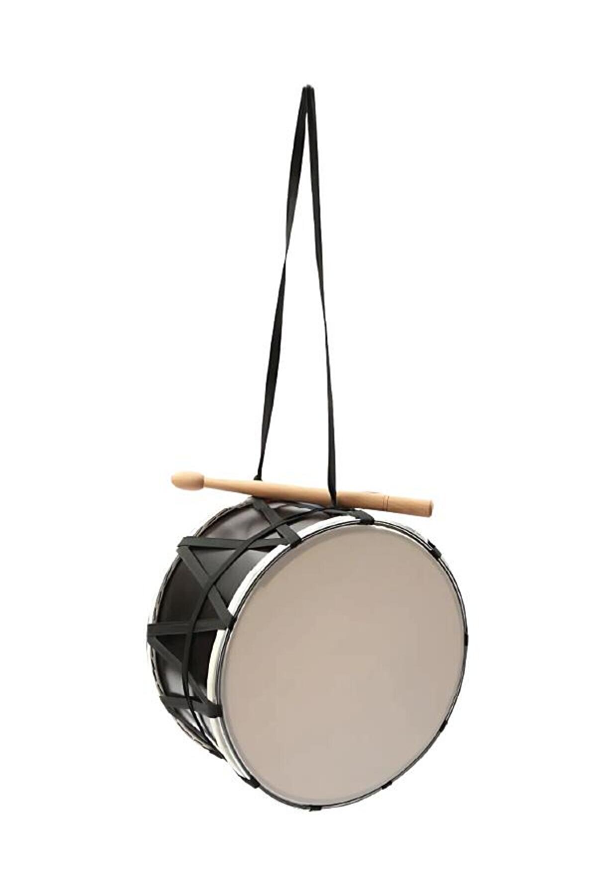 30 Cm Ip Askılı Kaliteli Ahşap Kasnak Çocuk Davulu-tokmak Ve Çubuk Dahil