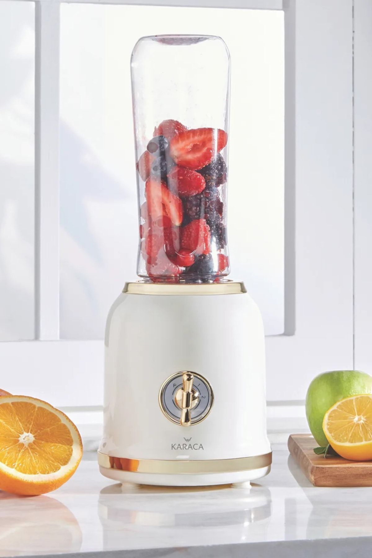 Retro Personal Kişisel Smoothie Blender Cream