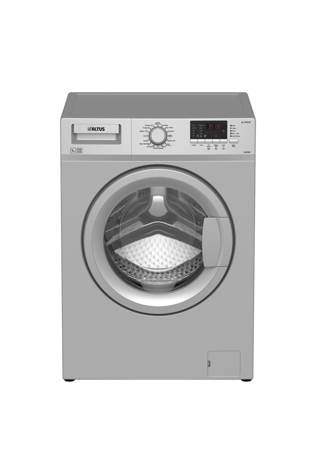 Al 9103 Ds Gri 1000 Devir 9 Kg Çamaşır Makinesi