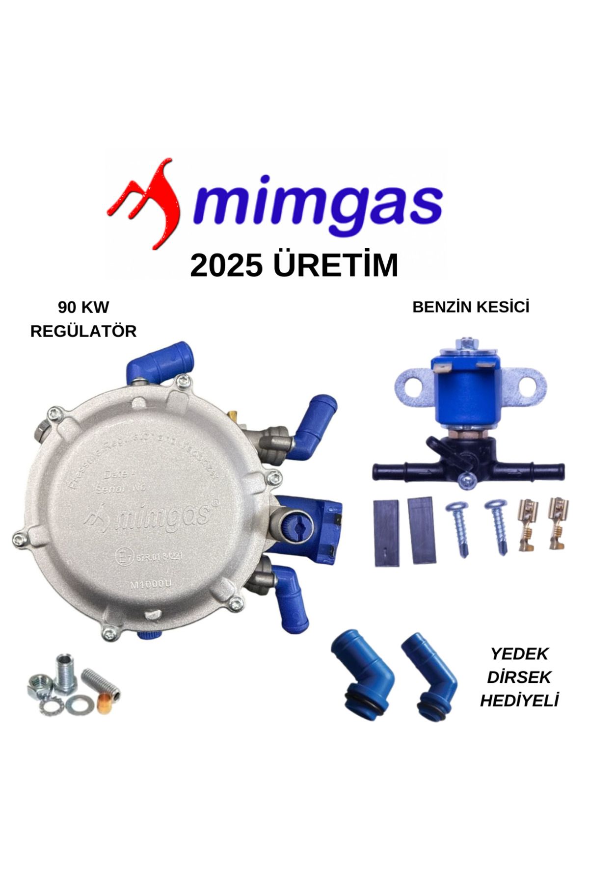 Mimgas Karbüratörlü Set Regülatör 90 Kw Gaz Ve Benzin Kesici 2025 Üretim