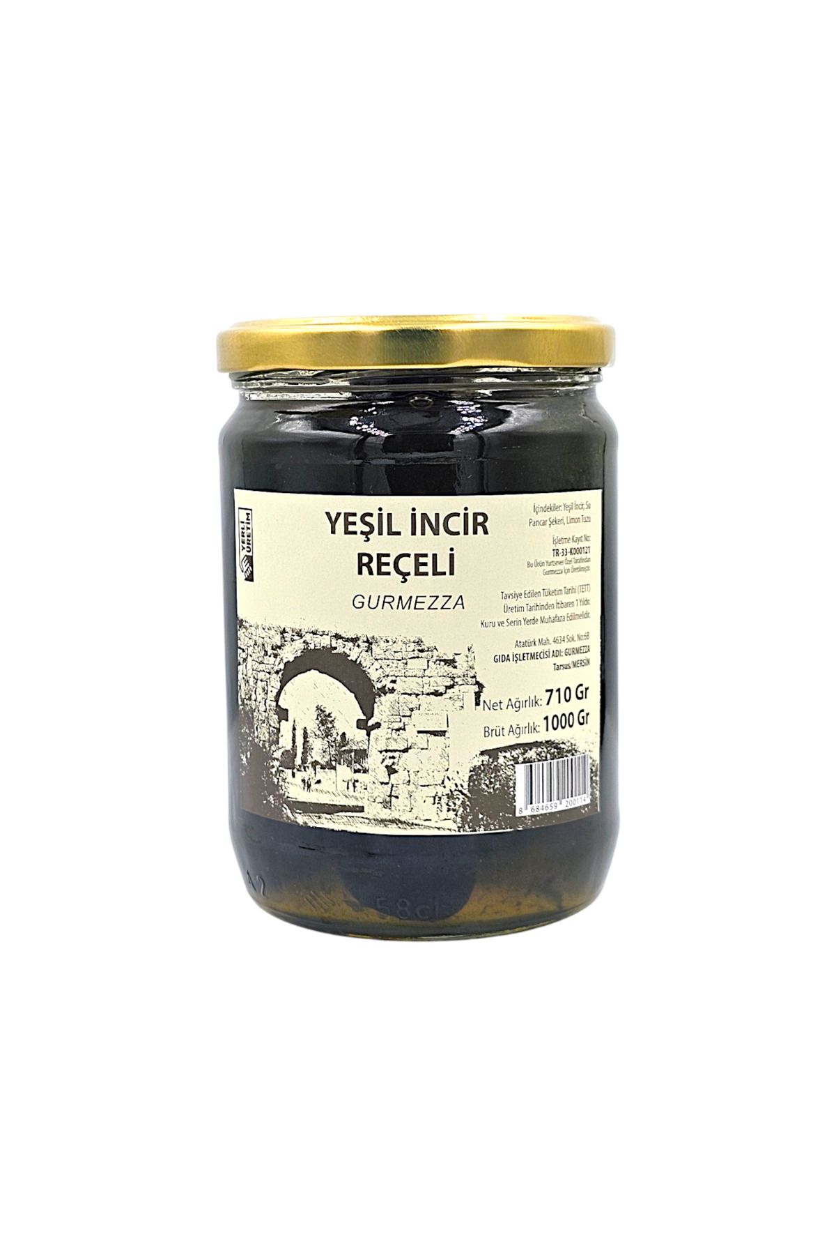 Yeşil Incir Reçeli (HAM INCİR REÇELİ) (710 GR NET)