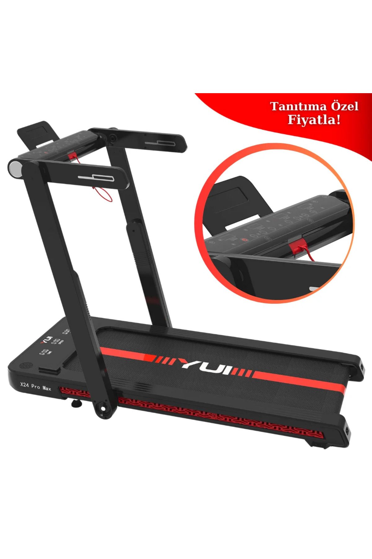 X24 Pro Max 14 Km Hız-120 Kg Taşıma-katlanabilir Akıllı Yürüyüş Ve Koşu Bandı -2.5 Hp