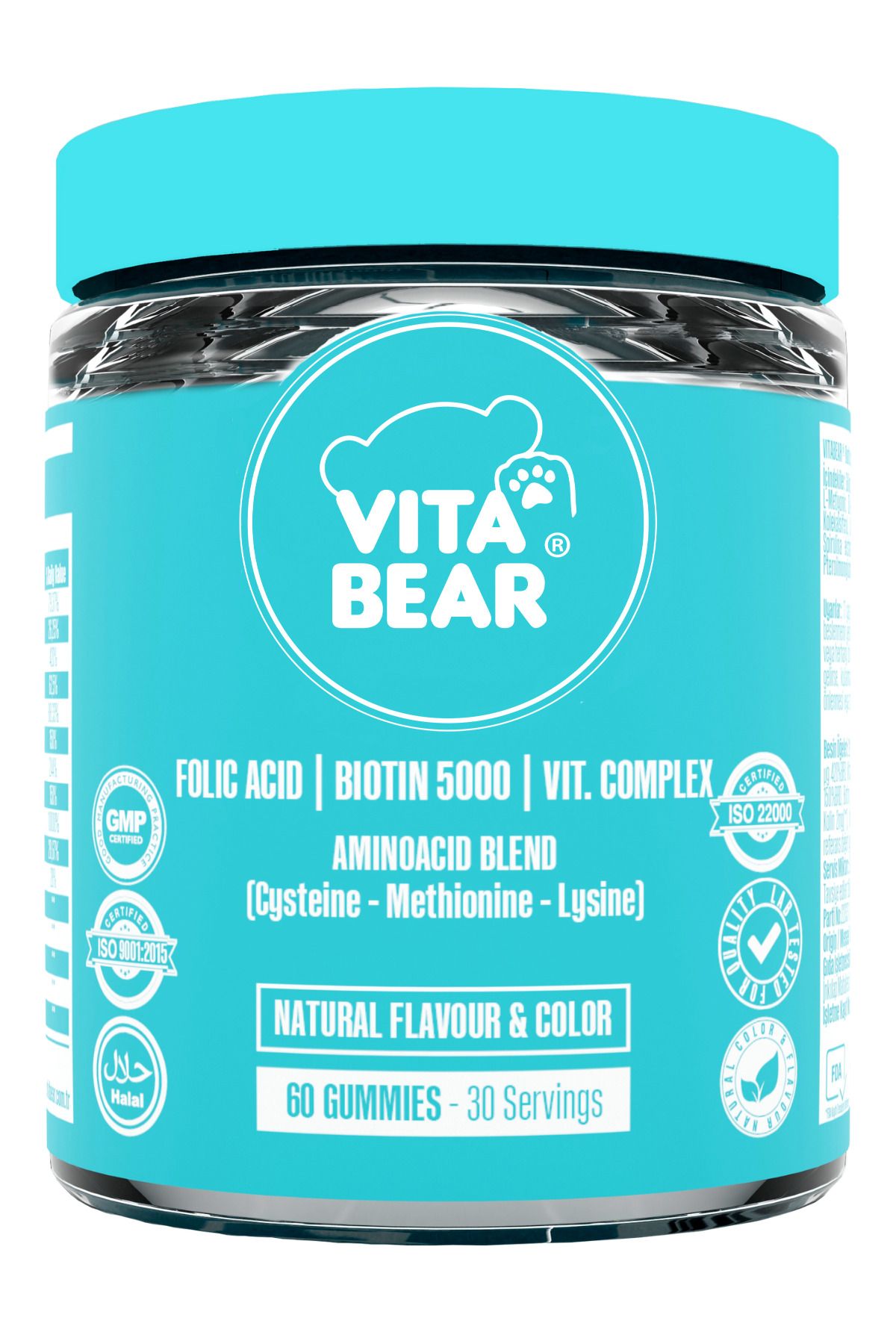 Çiğnenebilir Saç Vitamini Strong Hair 60 Gummy