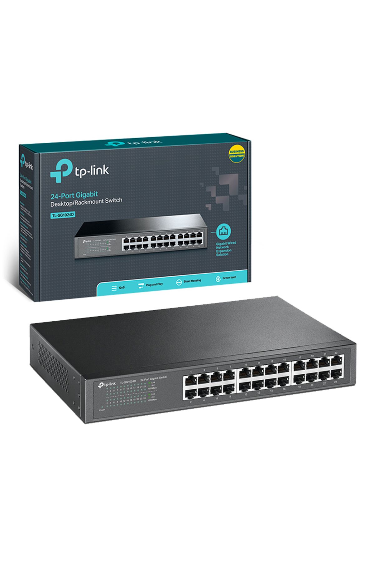 Tl-sg1024d 24 Port 10/100/1000 Mbps Gıgabıt Swıtch