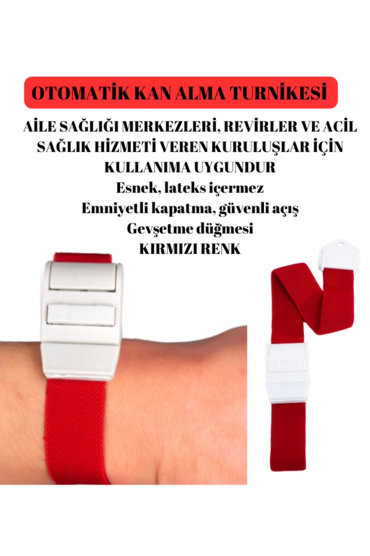 Otomatik Kan Alma Turnike Bandajı