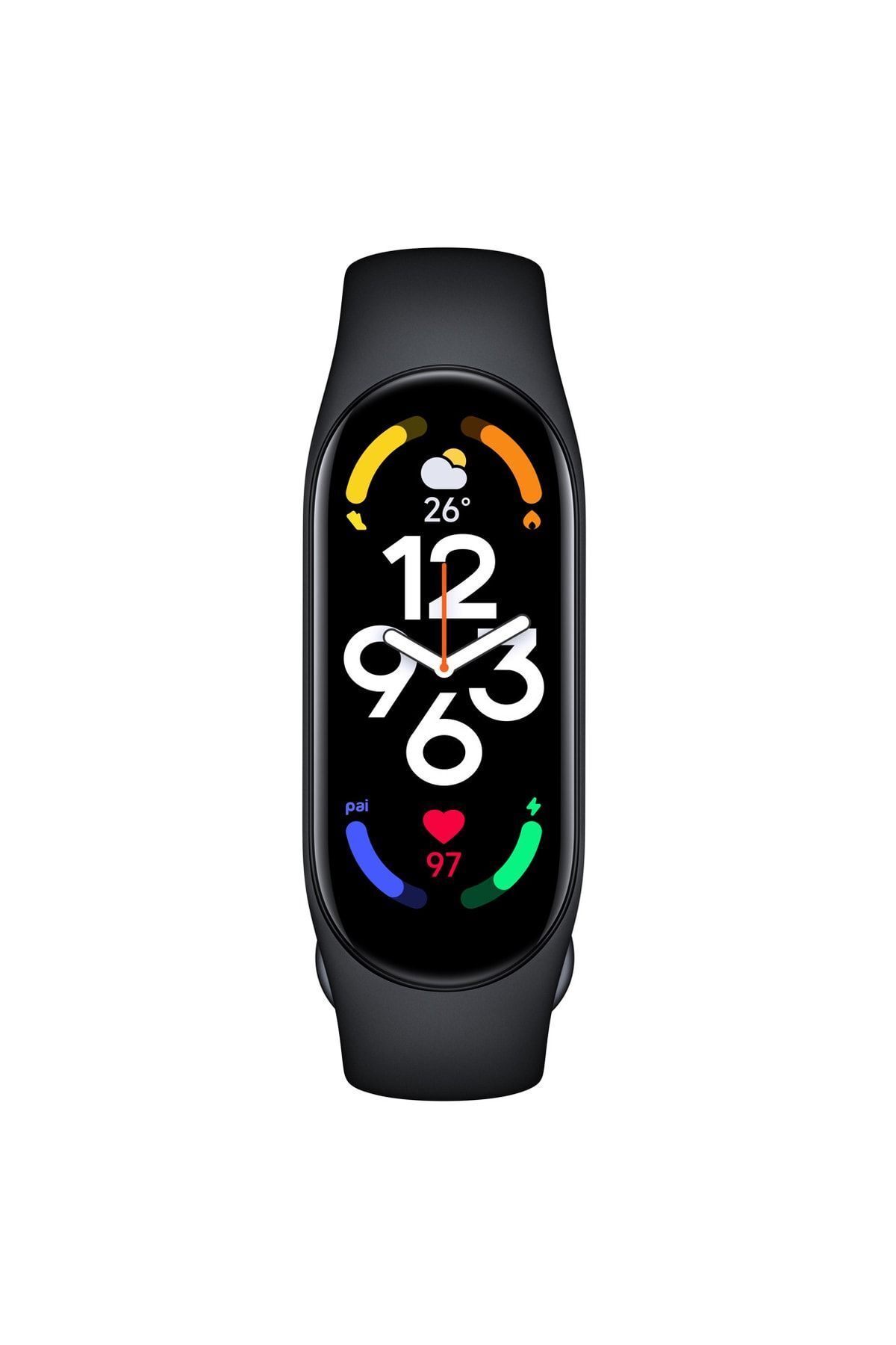 Smart Band 7 Black - Siyah Akıllı Bileklik (Xiaomi Türkiye Garantili)