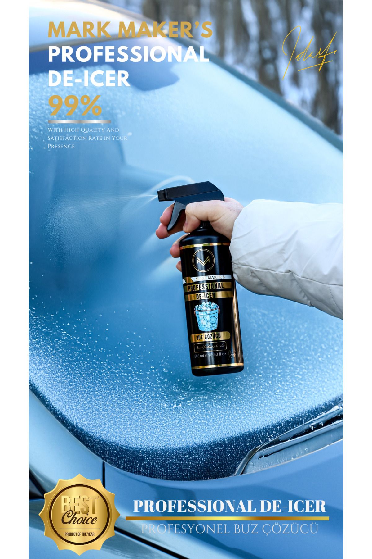 PROFESYONEL DE-ICER (BUZ ÇÖZÜCÜ) 500 ML
