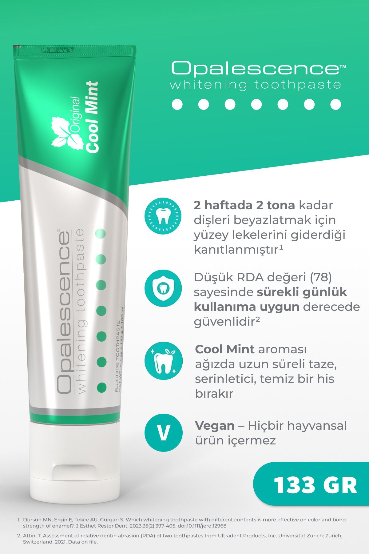 Diş Macunu Beyazlatıcı 133 gr
