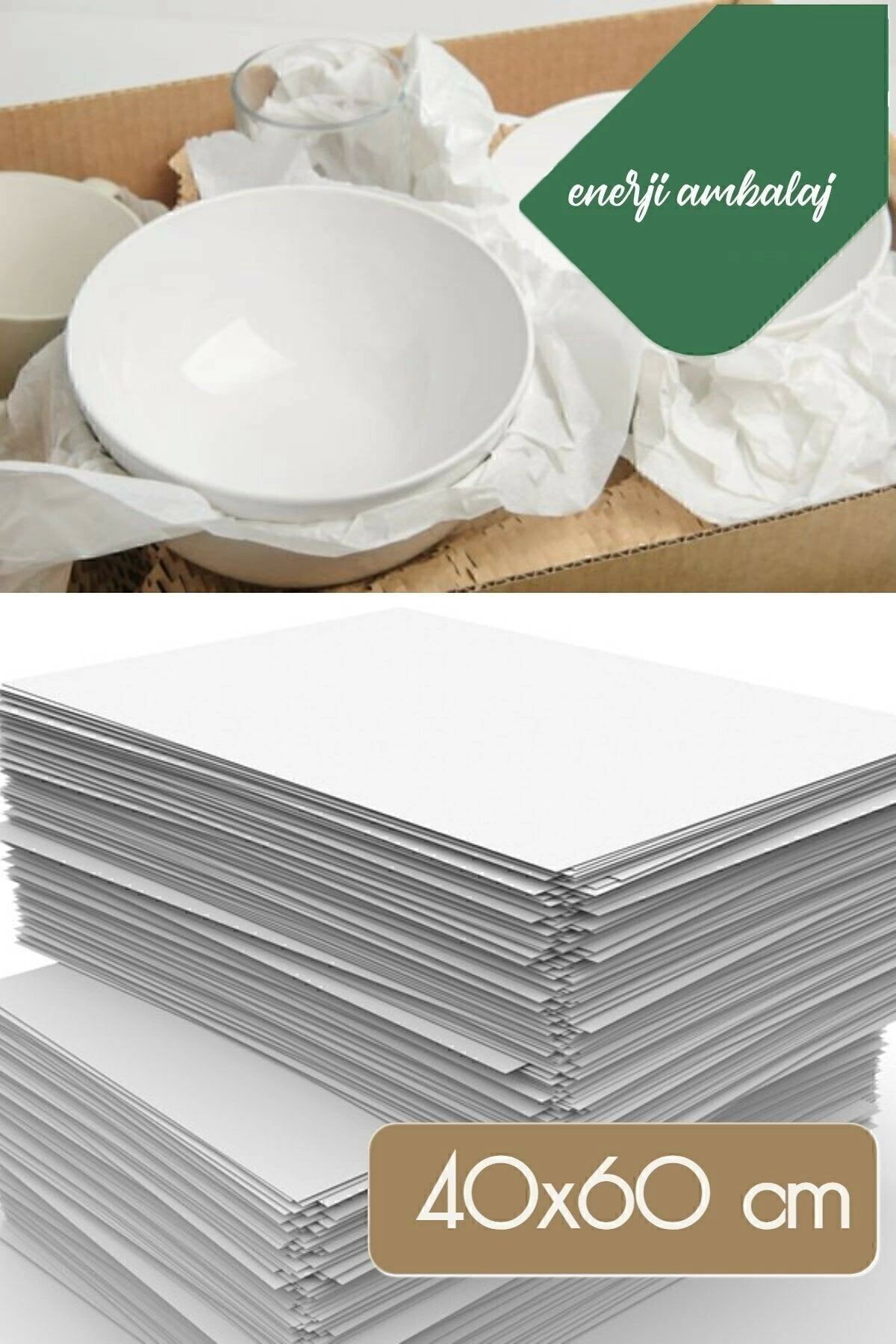 Enerji Ambalaj 40x60 Tabak - Bardak Sarma Taşıma Taşınma Paketleme Kağıdı 50 Adet Paket050