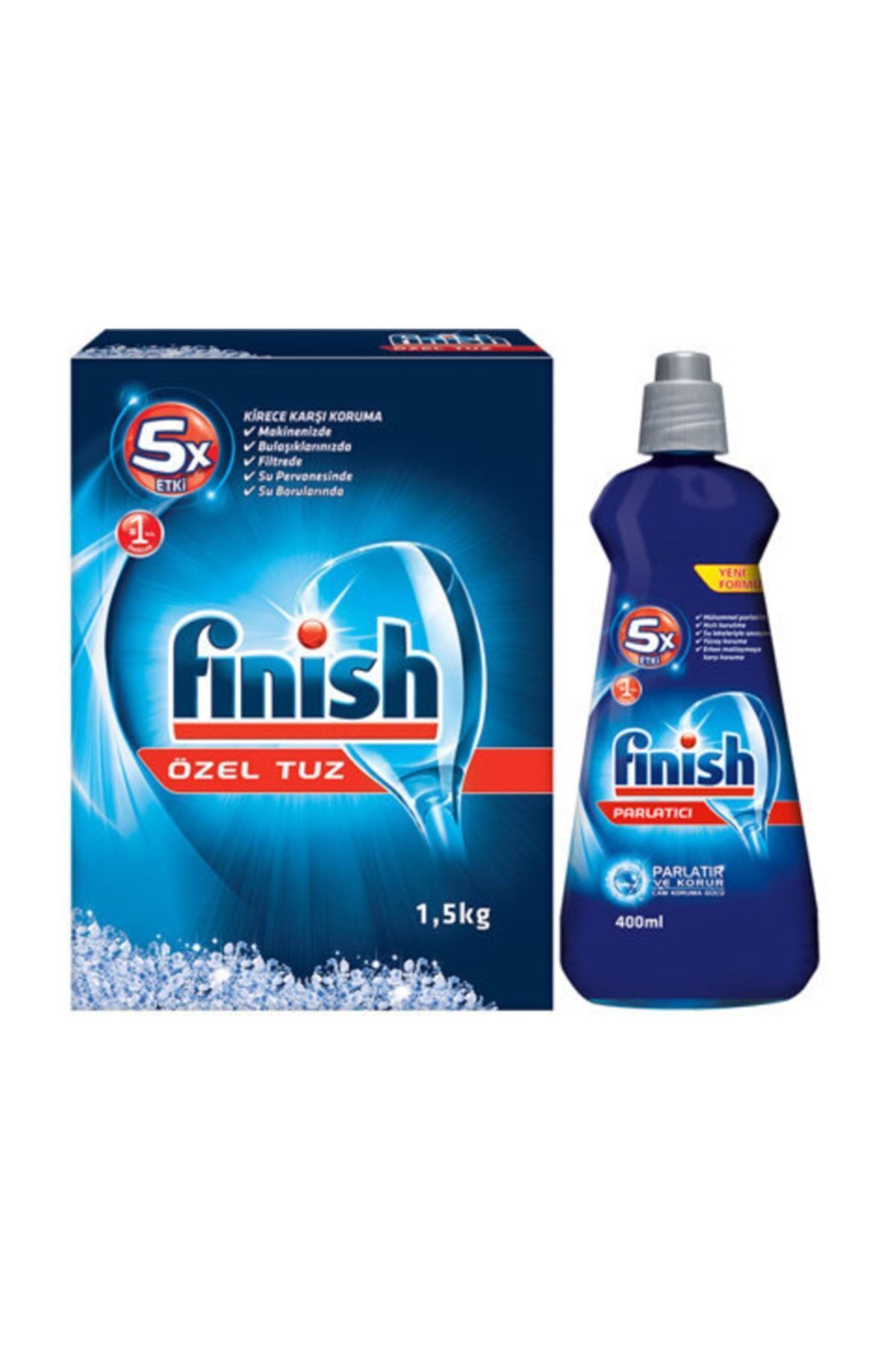 Bulaşık Makinesi Tuzu 1500 gr Parlatıcı 250 ml