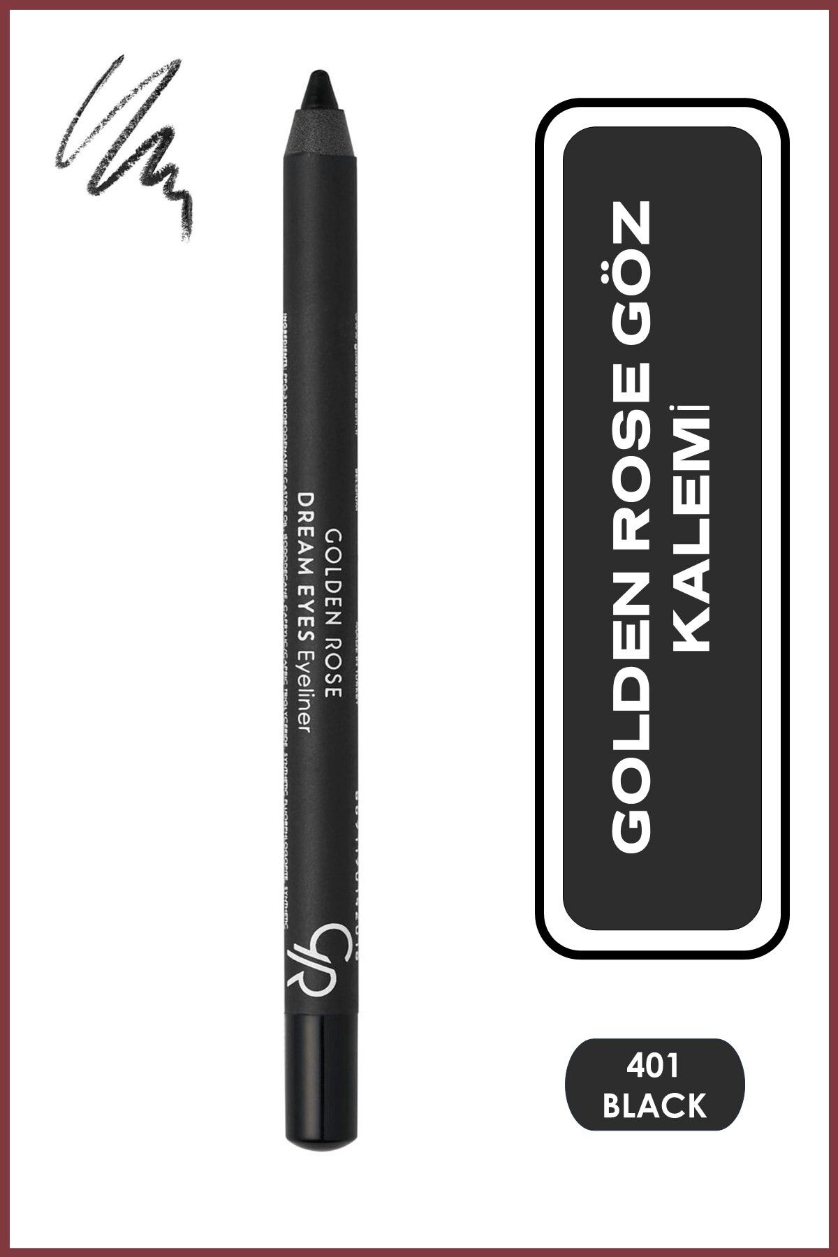 Dream Eyes Eyeliner No: 401 Black - Göz Kalemi - 8691190142018