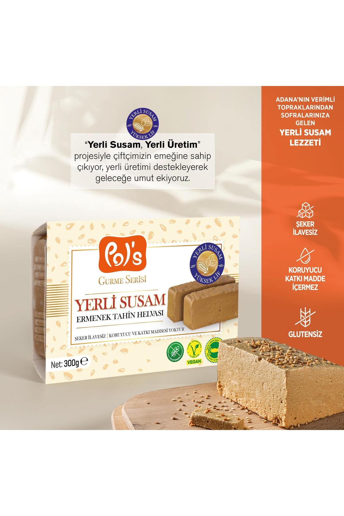 Yerli Susam Ermenek Helvası 300 G
