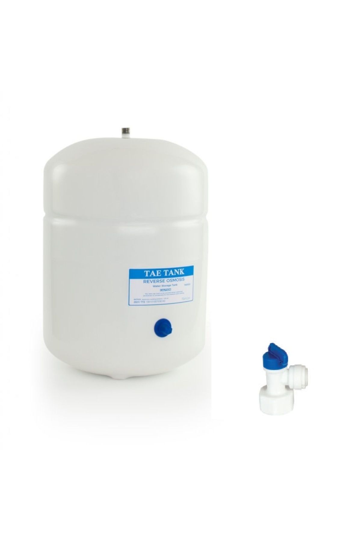 Su Arıtma Cihazı Quick Vana Hediyeli Metal Tank Su Deposu 8 Litre 2.2 Galon
