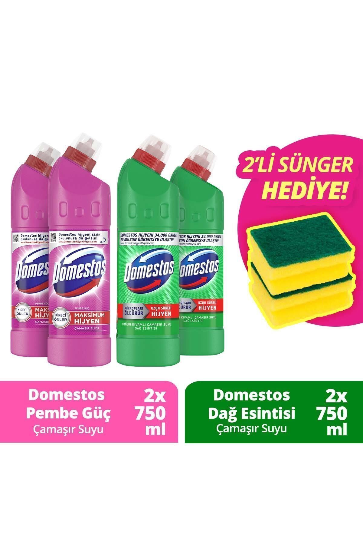 Çamaşır Suyu Dağ Esintisi 750 ml Bulaşık Set