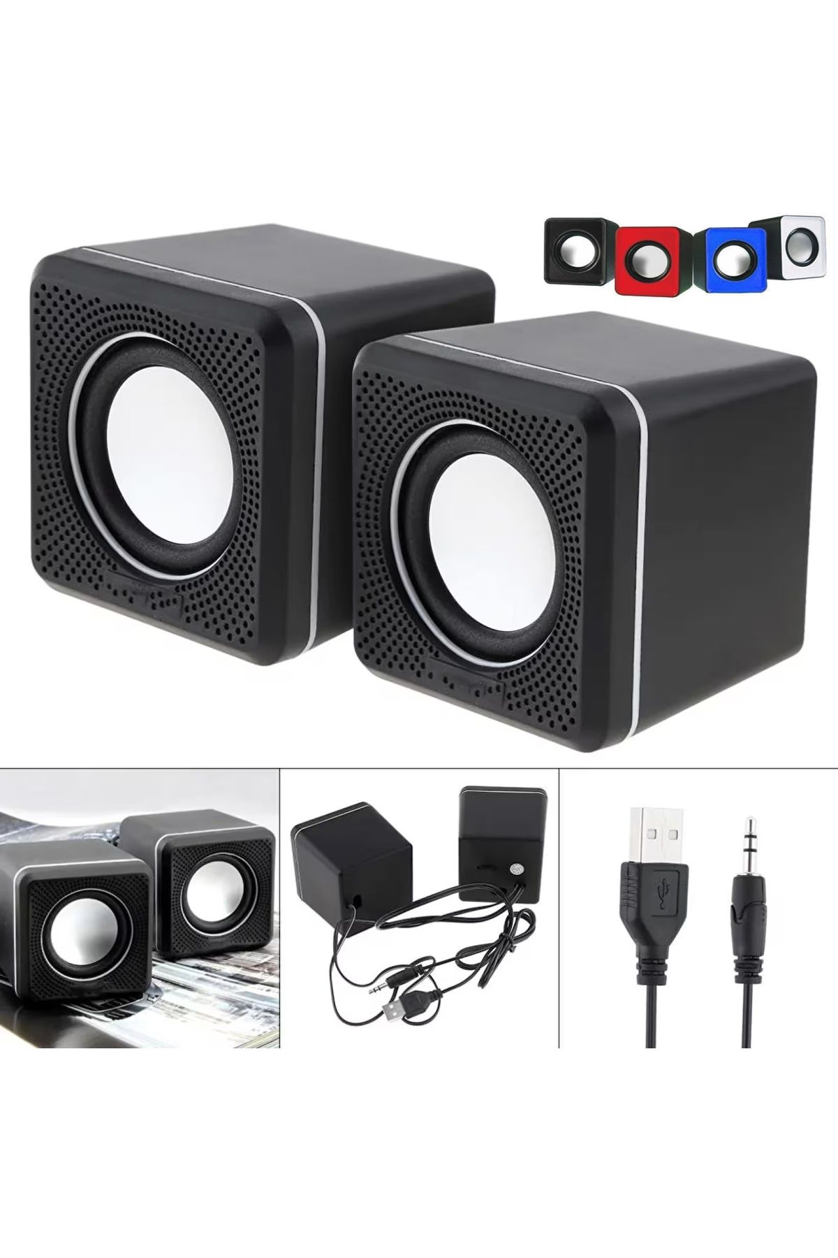 Usb Pc Hoparlör Subwoofer Ses Sistemi 2.0