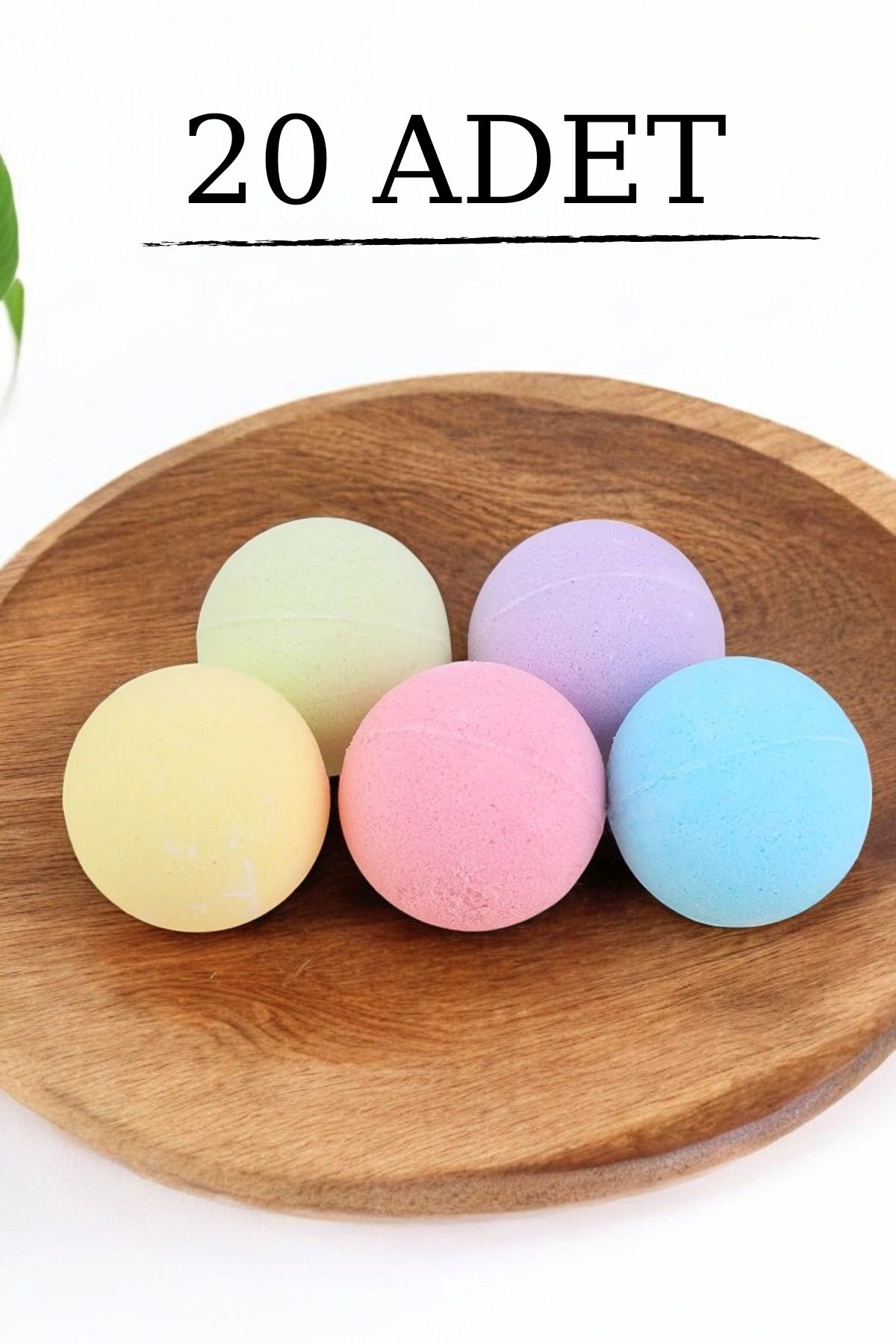 20 Li Pedikür Banyo Topu 45-50 Gr. Nem Bombası Banyo Topu