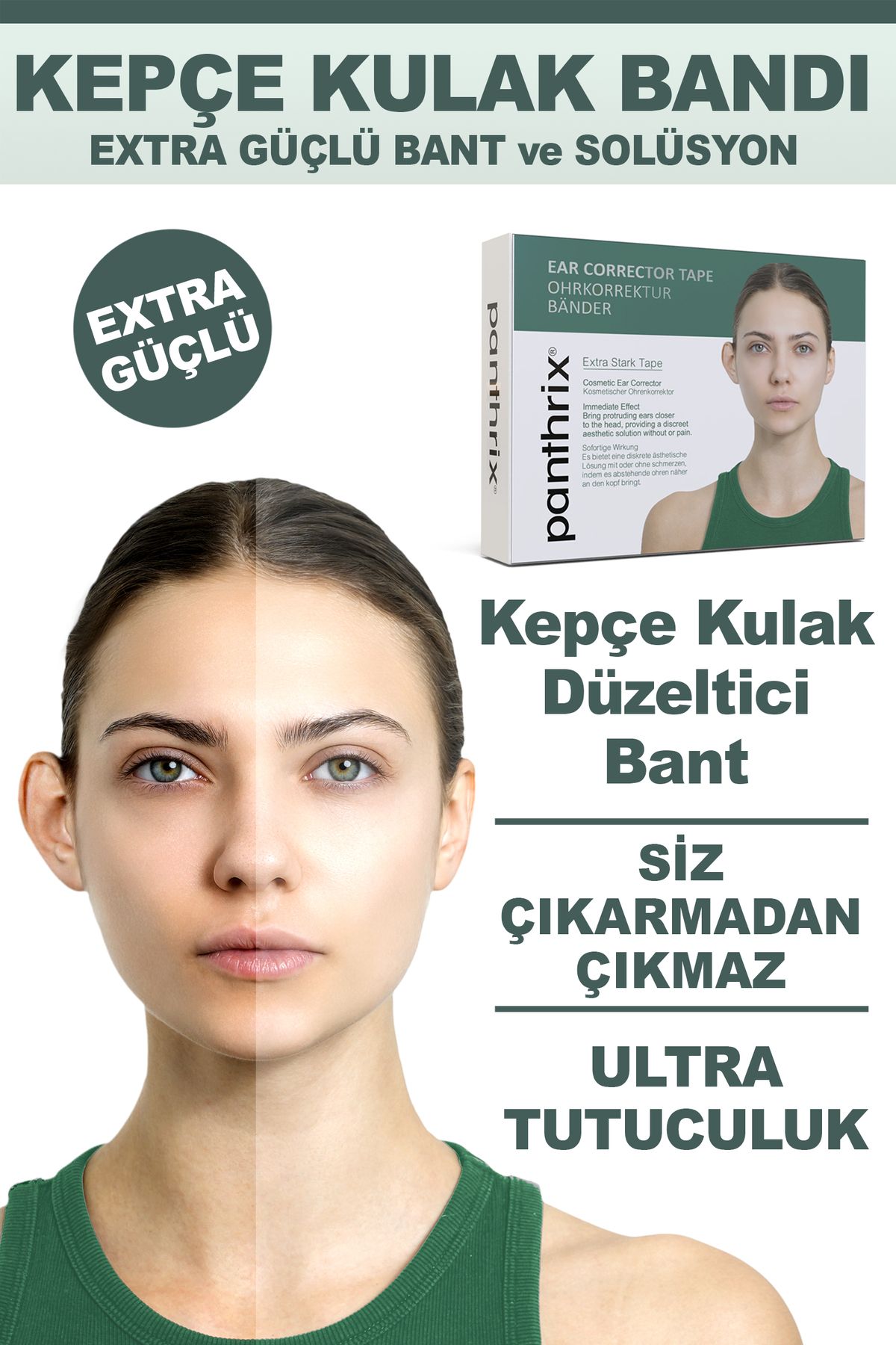 Ear Corrector, Kepçe Kulak Bandı, Kepçe Kulak Düzeltici Bant, Kulak Bandı -a Kalite
