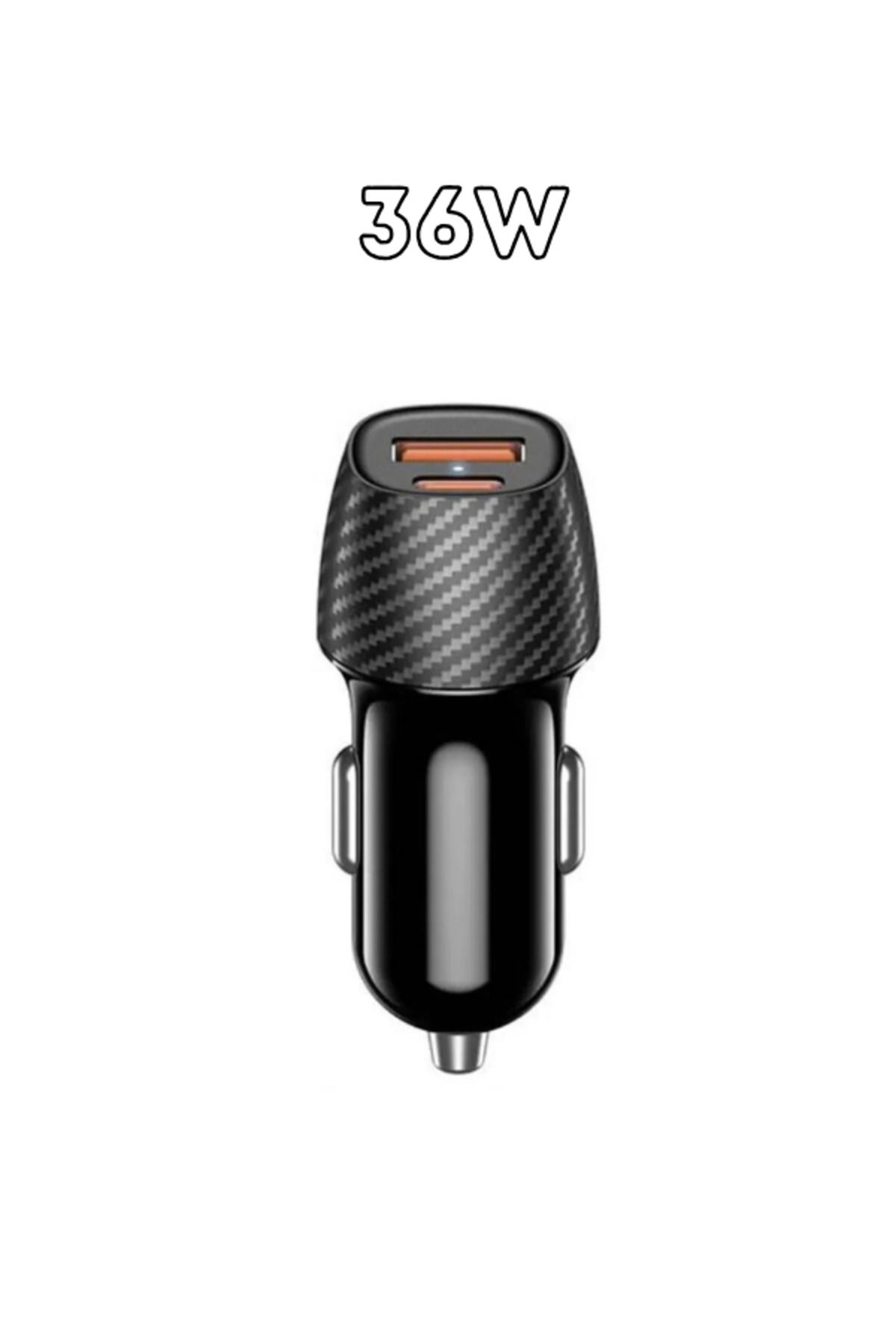 Type-c Usb Araç Çakmaklık 36w Pd Hızlı Şarj Soketi Araba Usb-c Şarz Iphone Samsung Xiaomi Uyumlu