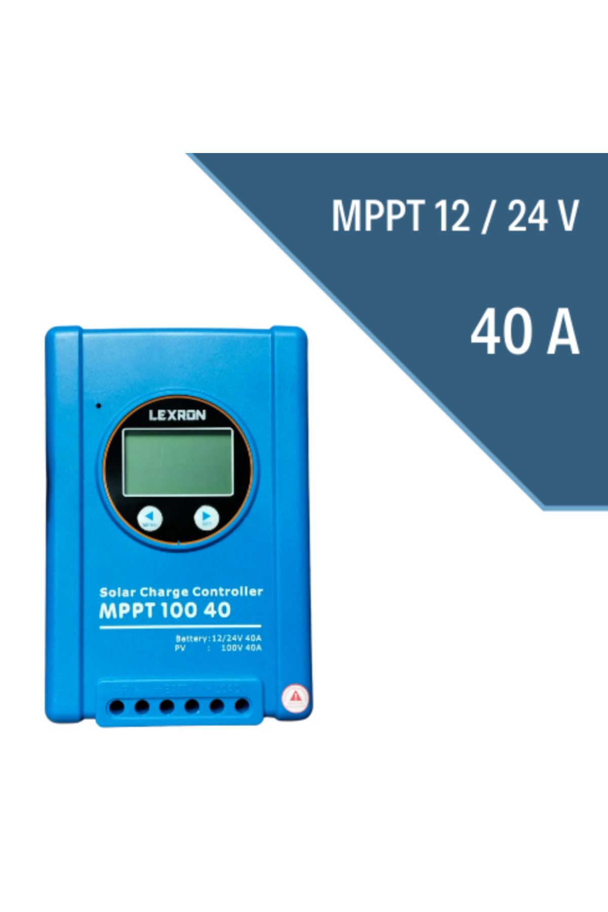 40a Amper 12-24v Mppt Solar Güneş Akü Şarj Kontrol Cihazı