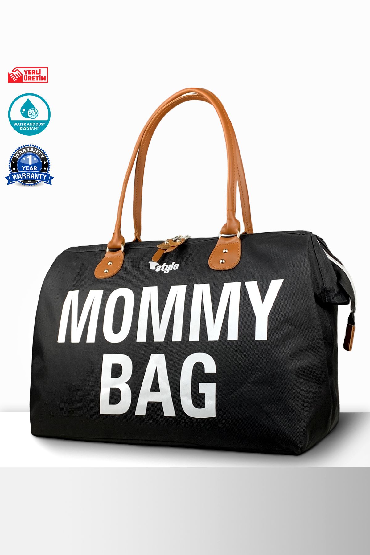 Mommy Bag Usa Anne Bebek Bakım Ve Kadın Çantası - Siyah