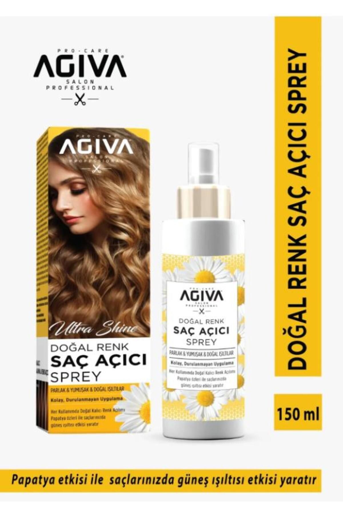 Ultra Shine Doğal Renk Saç Açıcı Sprey 150ml