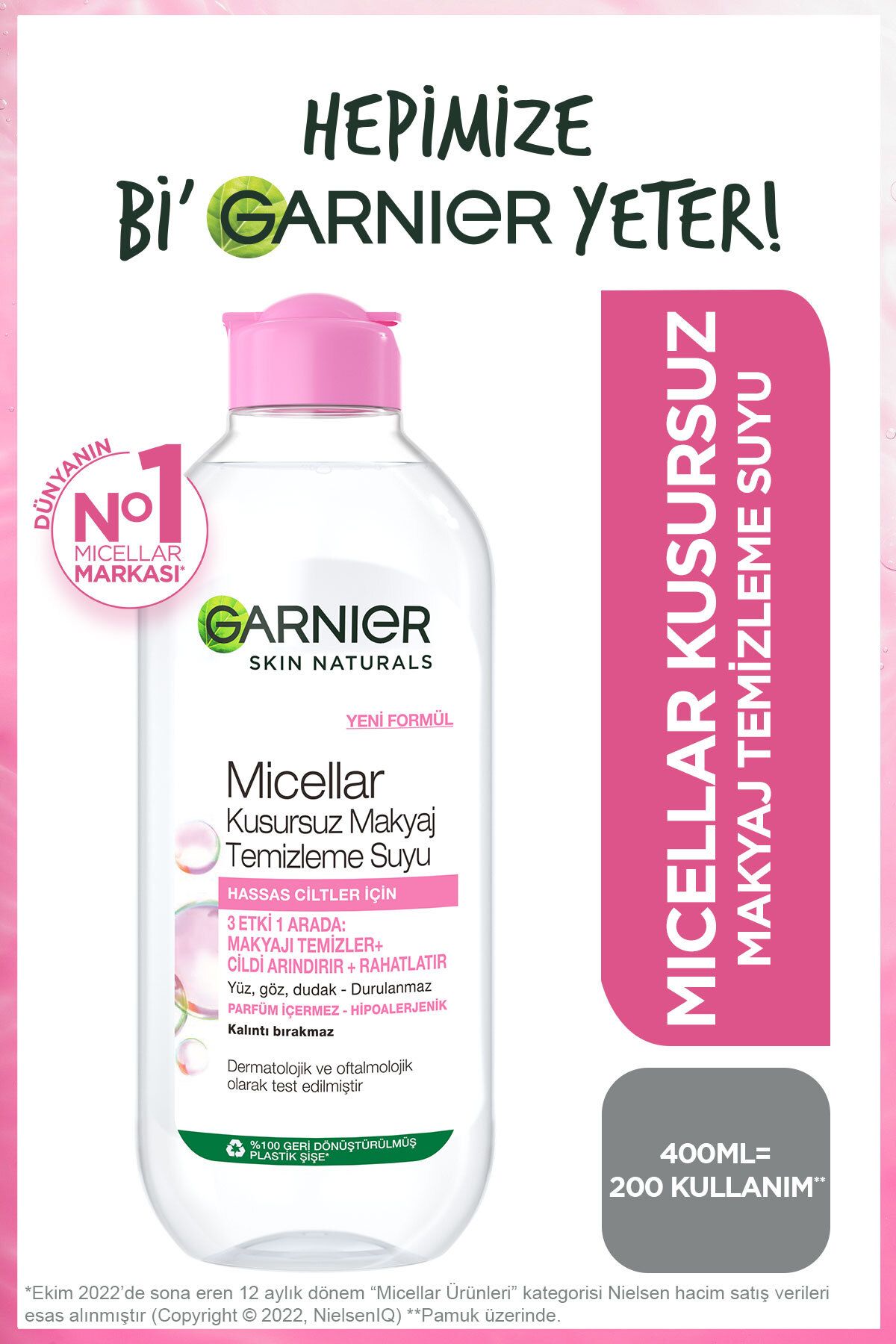 Micellar Kusursuz Makyaj Temizleme Suyu 400 ml