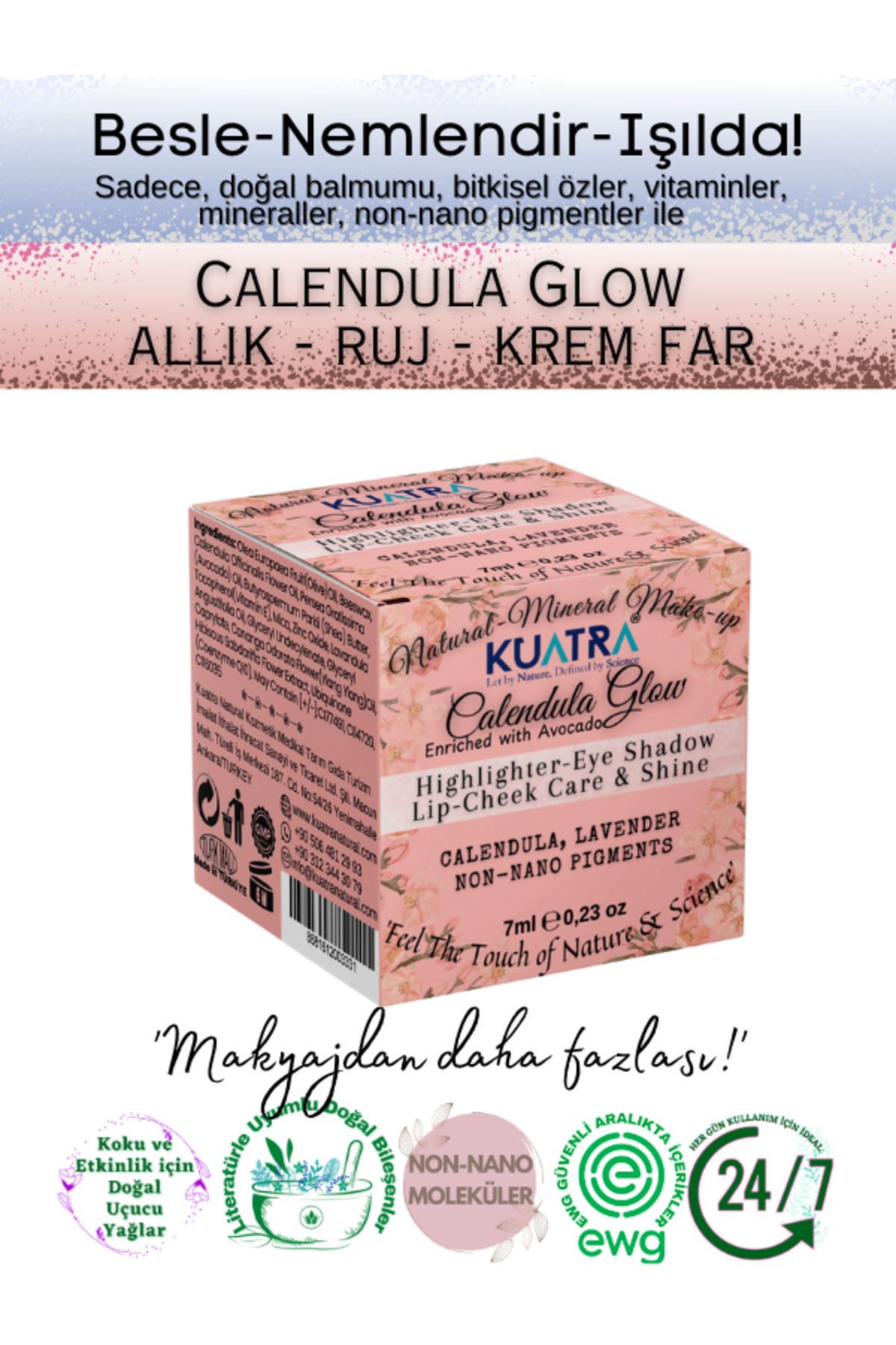 Calendula Glow Nemlendirici, Antioksidan, Işıltı Veren Balm, Aydınlatıcı 'doğal Içerik'