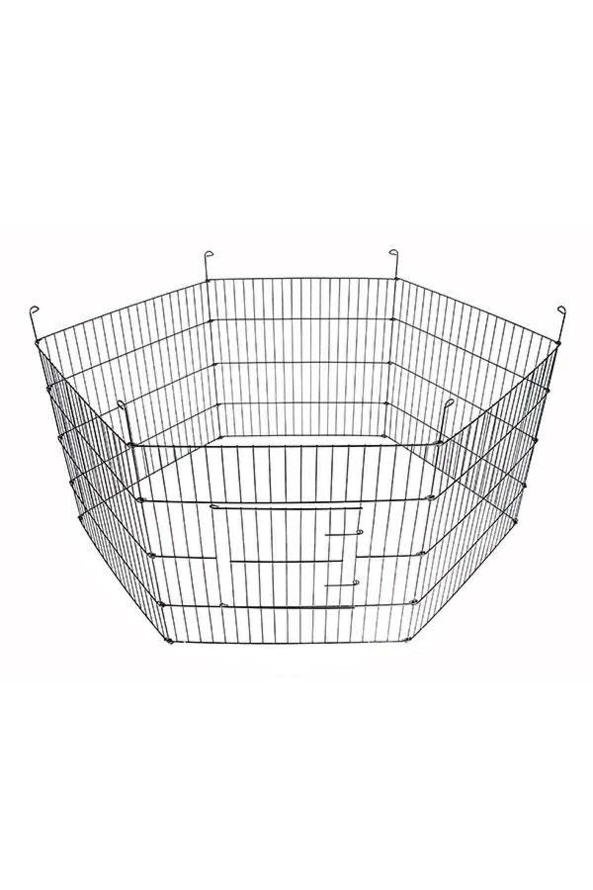 Kedi Ve Köpekler Için Panel Çit 61cm X61cm 6 Parça