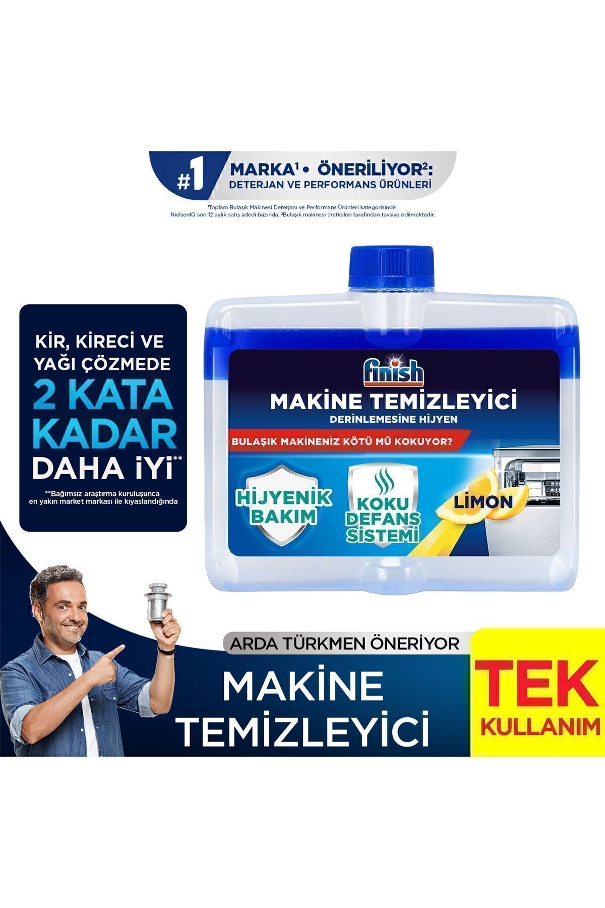 Makine Temizleyici Limon 250 ml