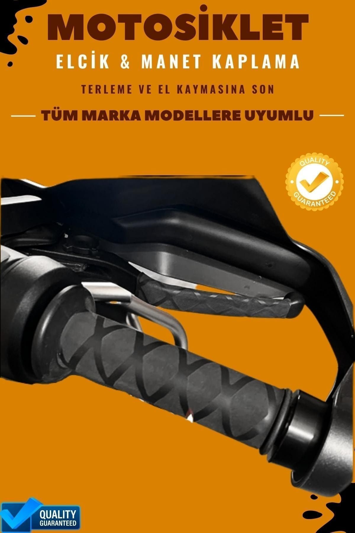 Universal Motosiklet Kauçuk Manet Ve Elcik Kaplama Takımı Motorsiklet Elcik Sarmalı