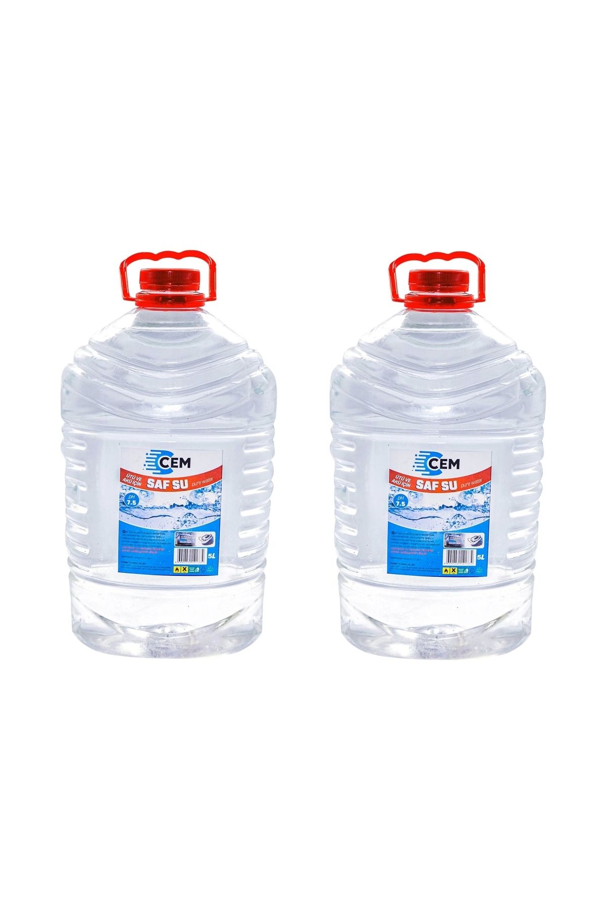 Car Care Saf Su Ütü Ve Akü Suyu 5 Lt 2'li Avantaj Paket (ÜRETİM YILI 2024)