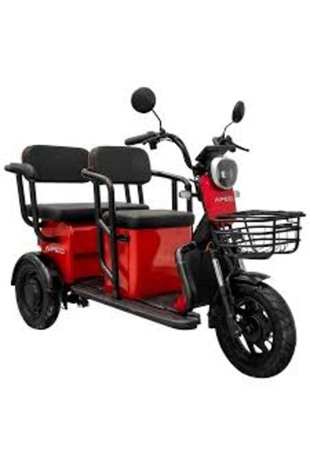 Apec Apm5 Elektrikli Moped Kırmızı